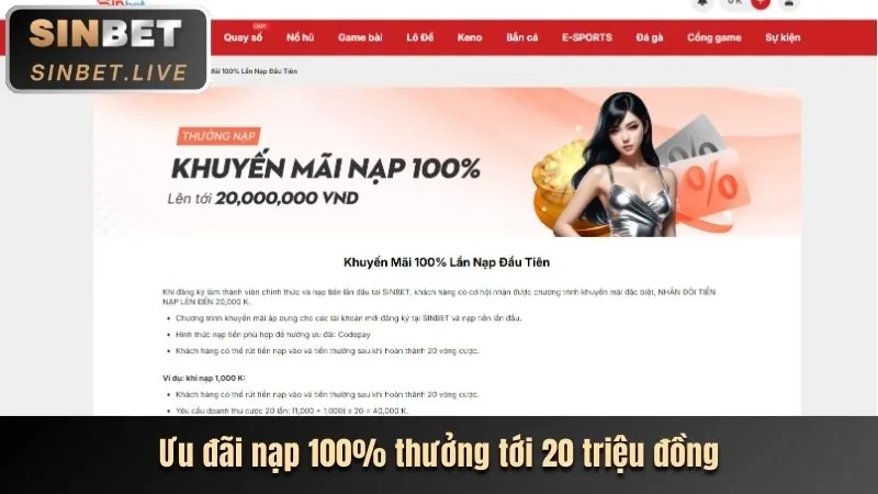 Ưu đãi chào mừng betvip app